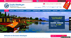 Desktop Screenshot of exotichimalayan.com